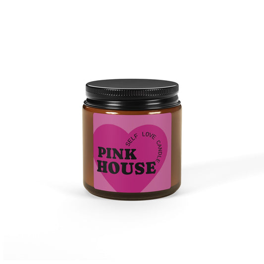 Scented Soy Candle (Multi-Size, Amber Jar)