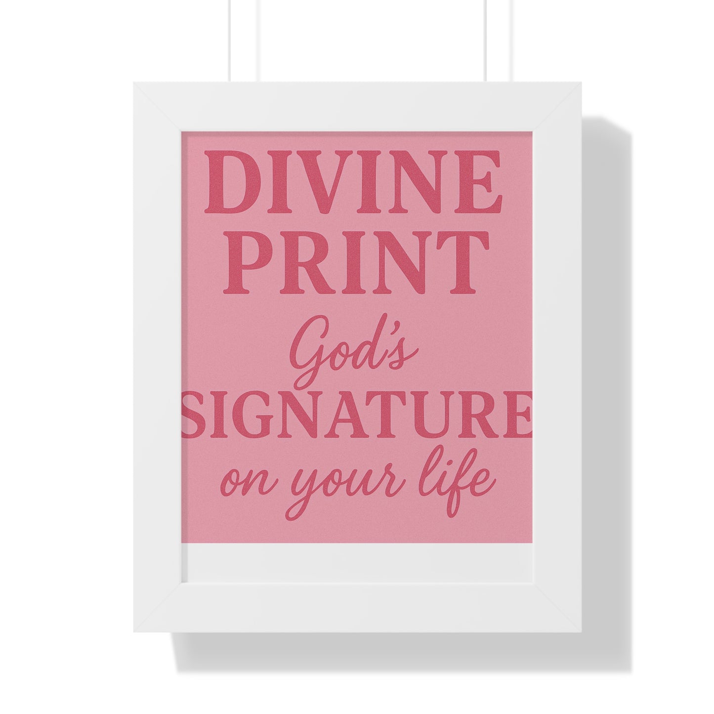 Framed Vertical Poster