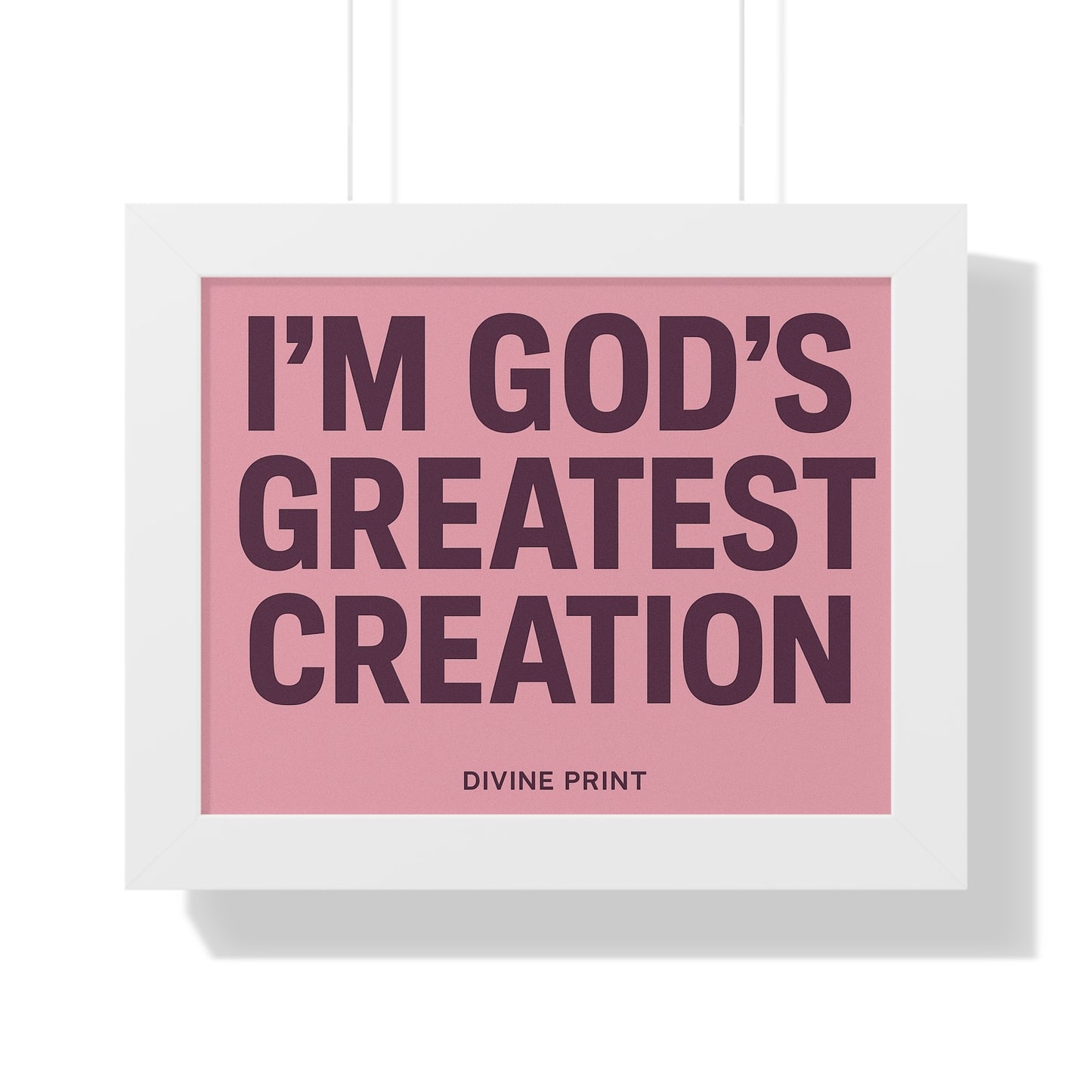 Framed Horizontal Poster