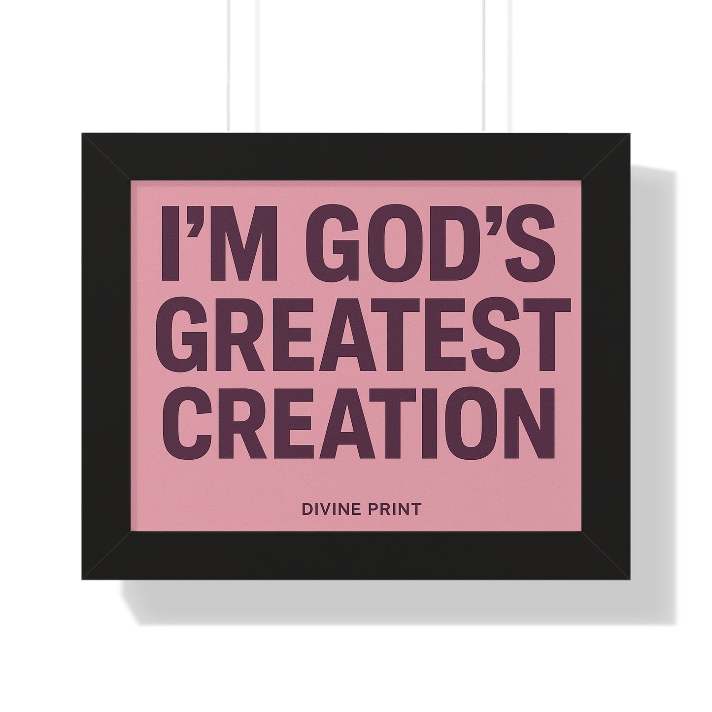 Framed Horizontal Poster