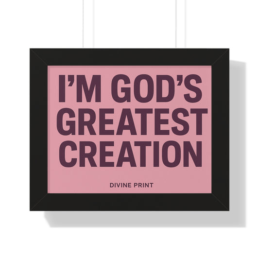 Framed Horizontal Poster