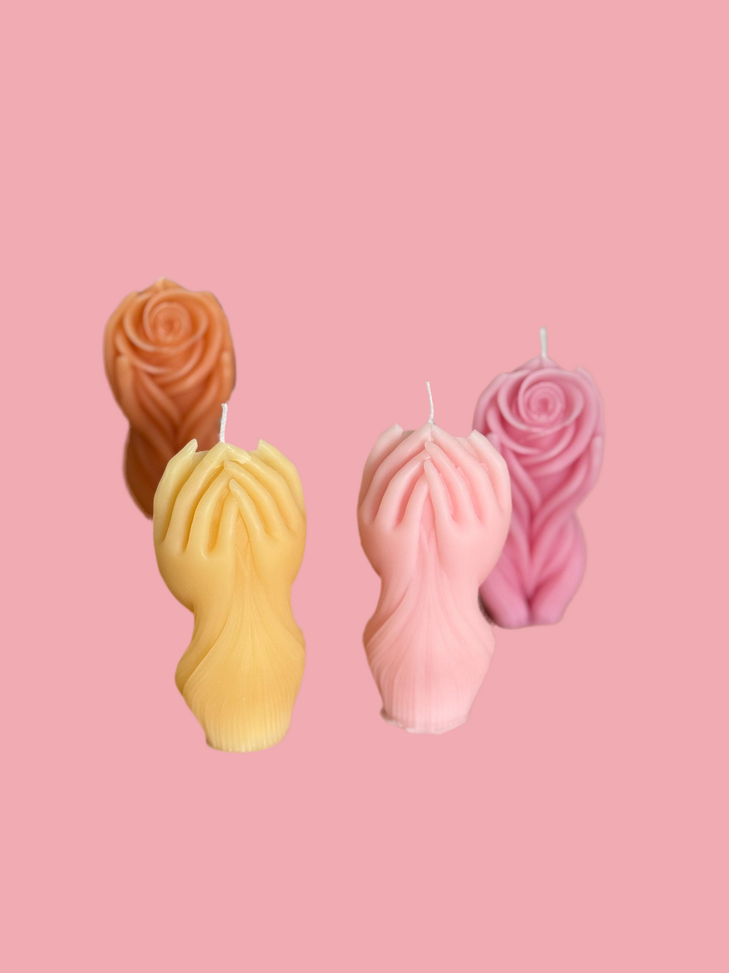 Yoni Body Candle | Vulva Art Sculpture | Feminine Form Soy Wax | Yoni-Inspired Decor Gift for Her