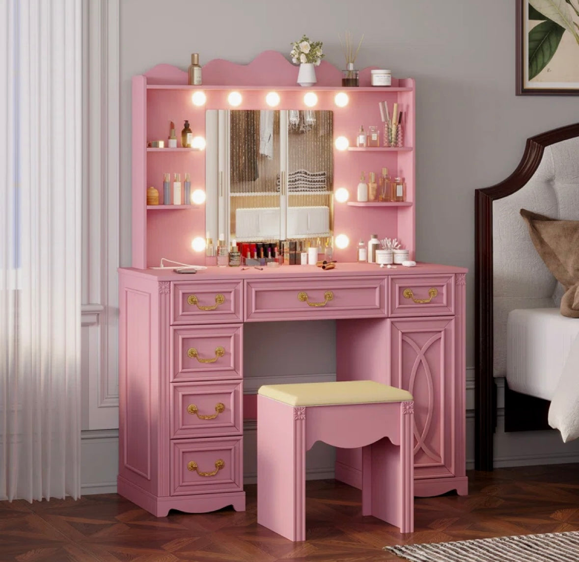 Pink Vanity
