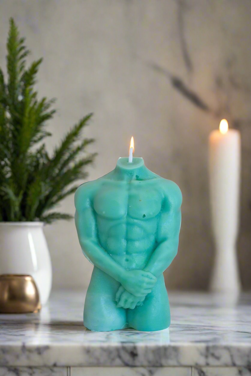 Male Body Candle / Man Candle / Beautiful Candle / Body Candle / Unique Candle / Nice Candle