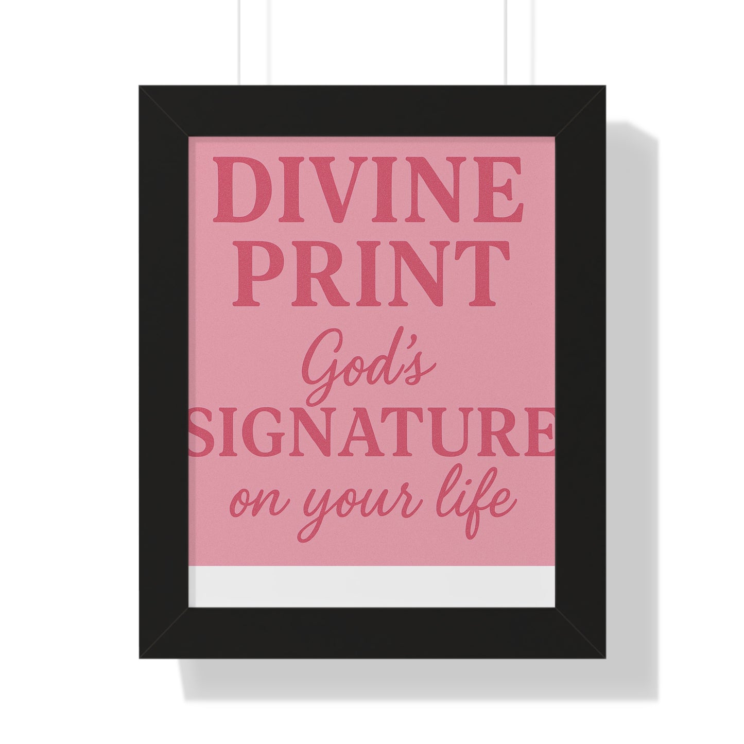 Framed Vertical Poster