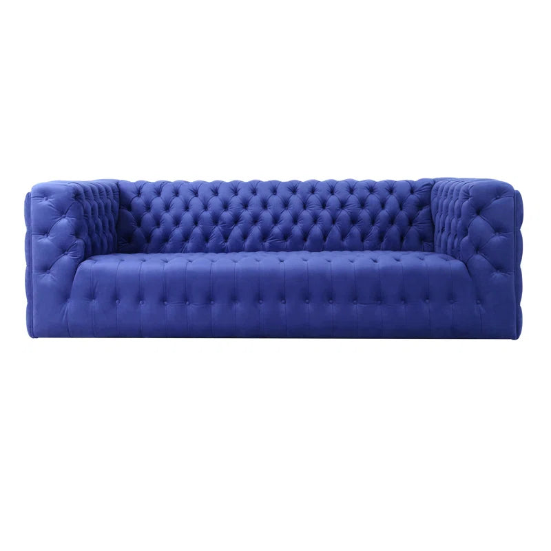 Vicenza 89.37'' Velvet Tufted SofaVicenza 89.37'' Velvet Tufted Sofa