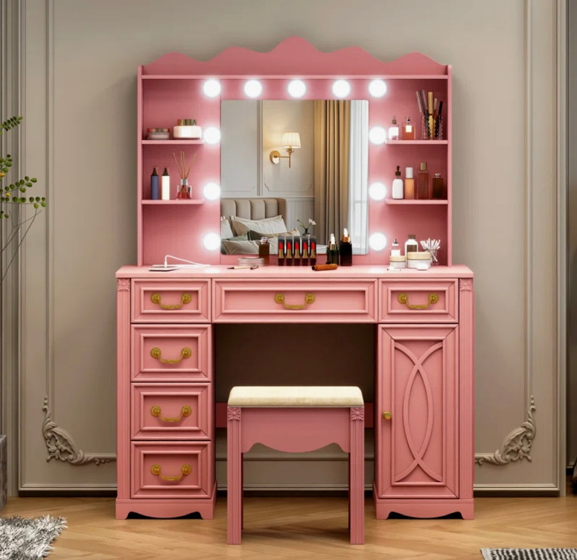 Pink Vanity