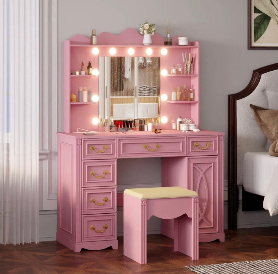 Pink Vanity