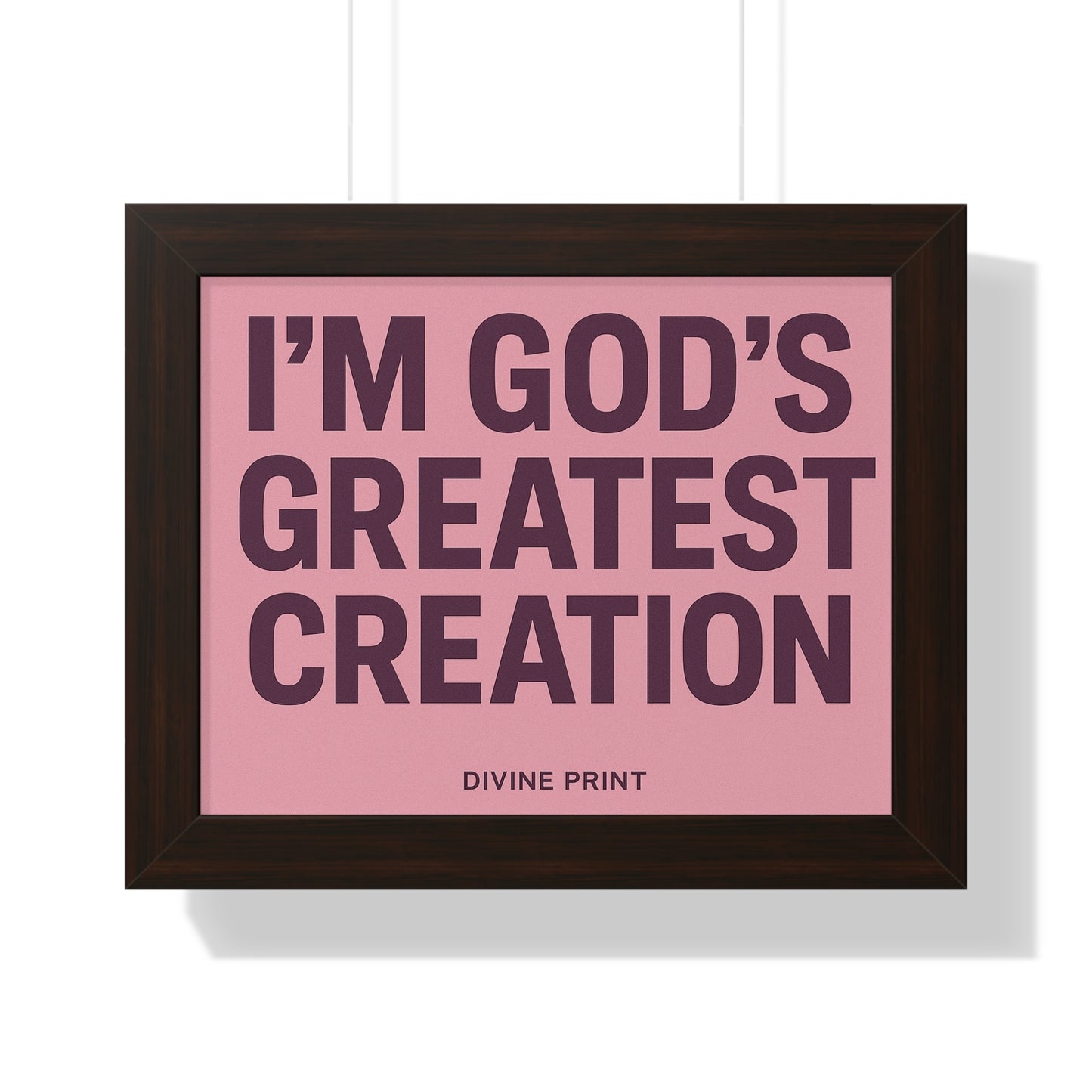 Framed Horizontal Poster