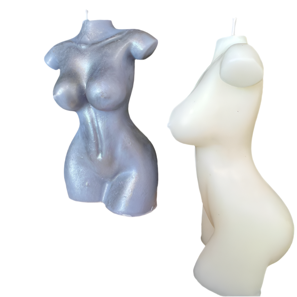 Curvy & Defined Male and Female Torso Candles|Women and Man candle|Perfect Valentine’s, Bachelor and Bachelorette Gifts |Stylish Home Decor
