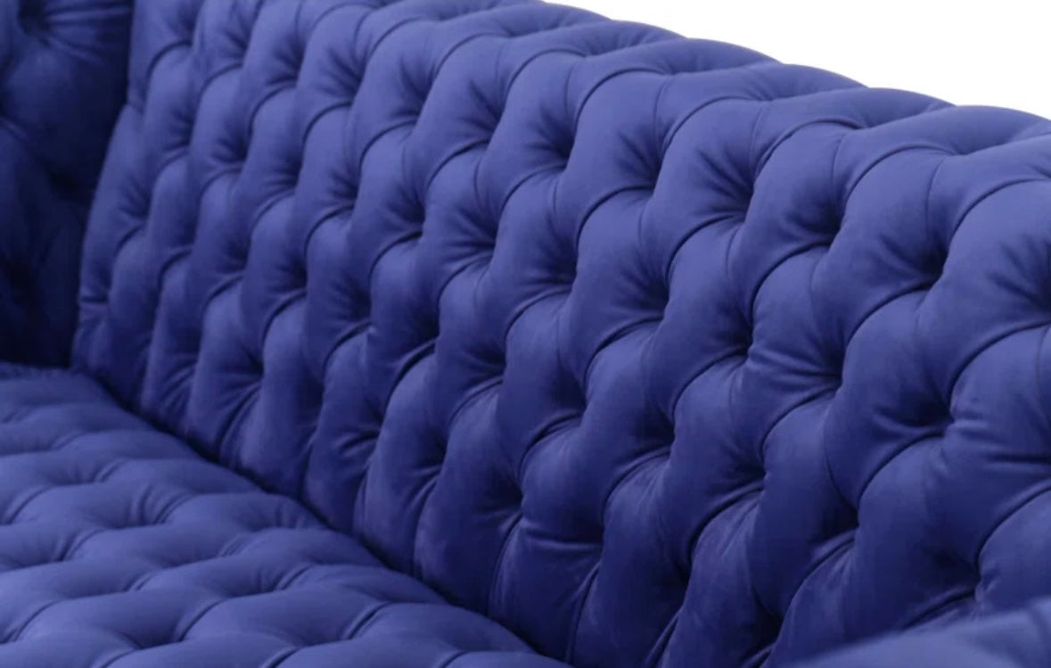 Vicenza 89.37'' Velvet Tufted SofaVicenza 89.37'' Velvet Tufted Sofa