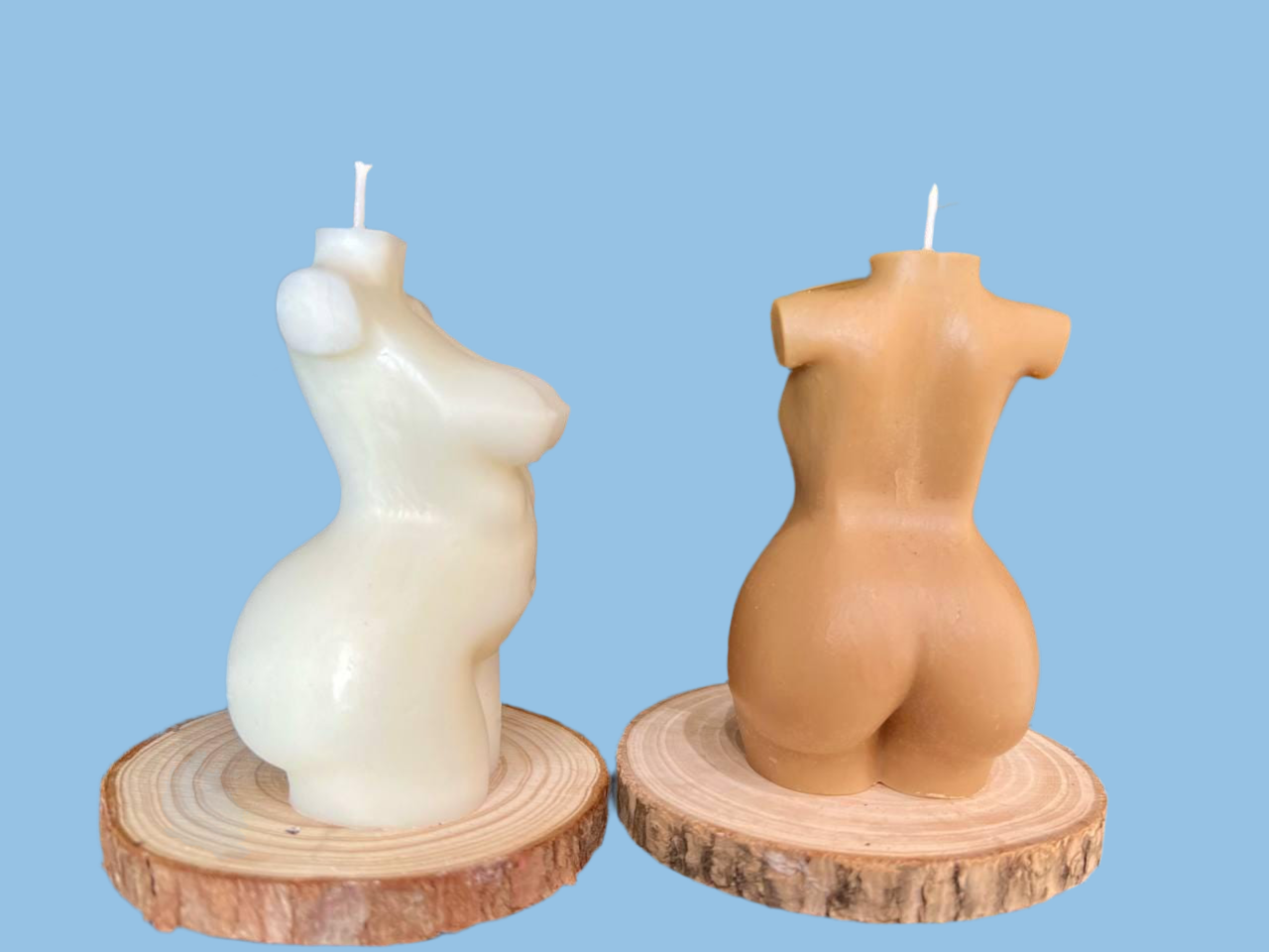 Curvy & Defined Male and Female Torso Candles|Women and Man candle|Perfect Valentine’s, Bachelor and Bachelorette Gifts |Stylish Home Decor