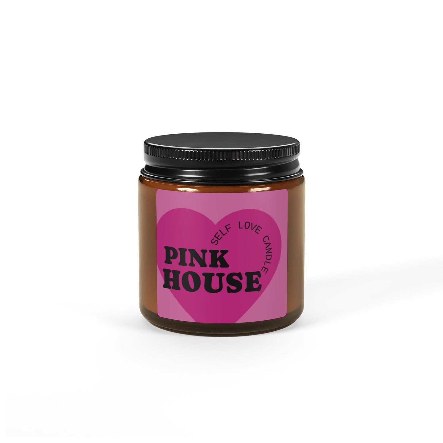 Scented Soy Candle (Multi-Size, Amber Jar)