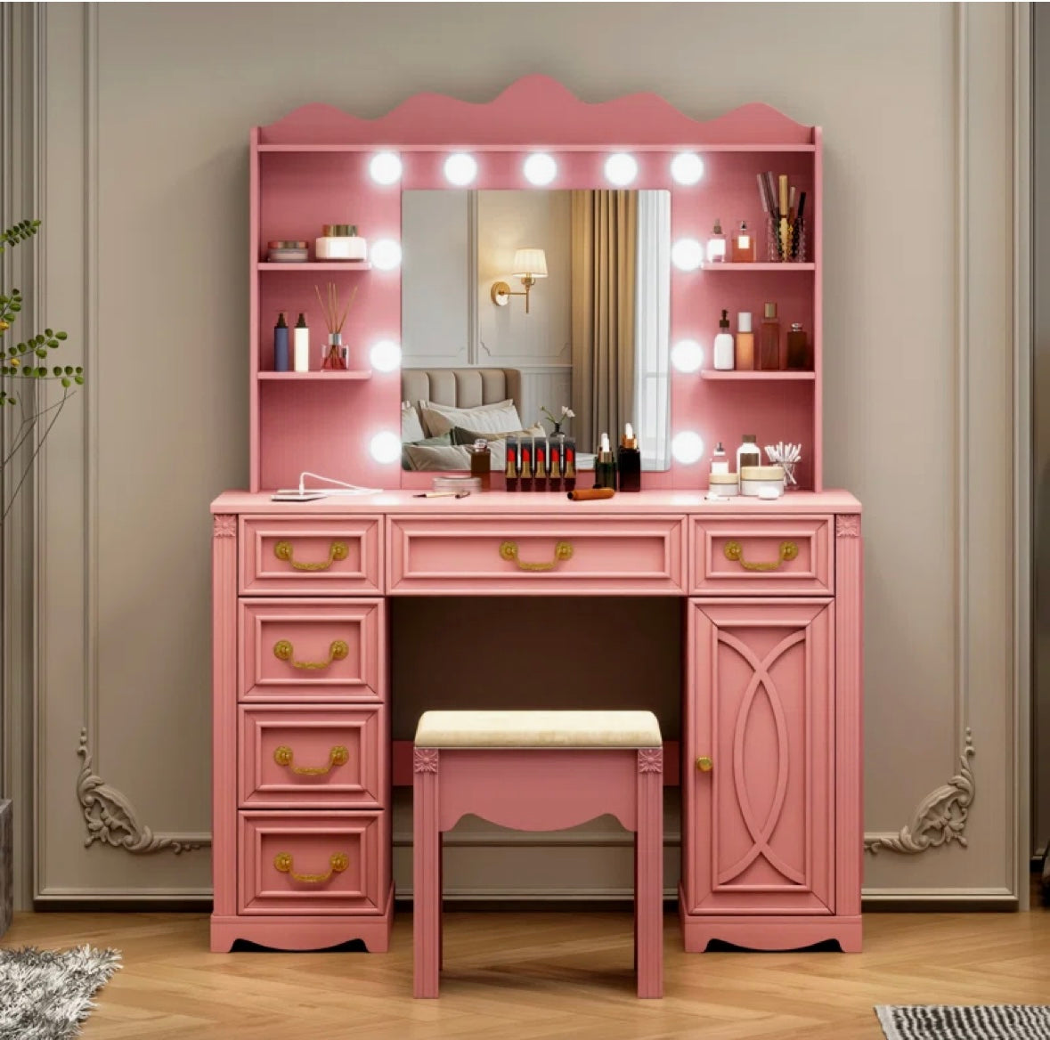 Pink Vanity