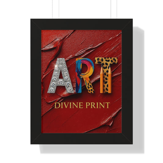 Framed Vertical Poster