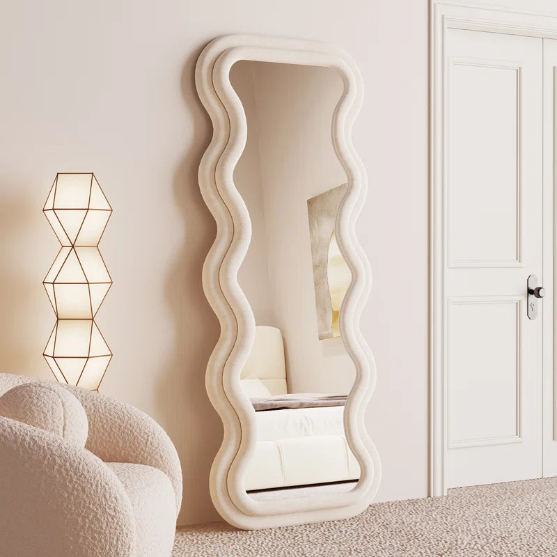 Benites Wavy Mirror Full Length Mirror