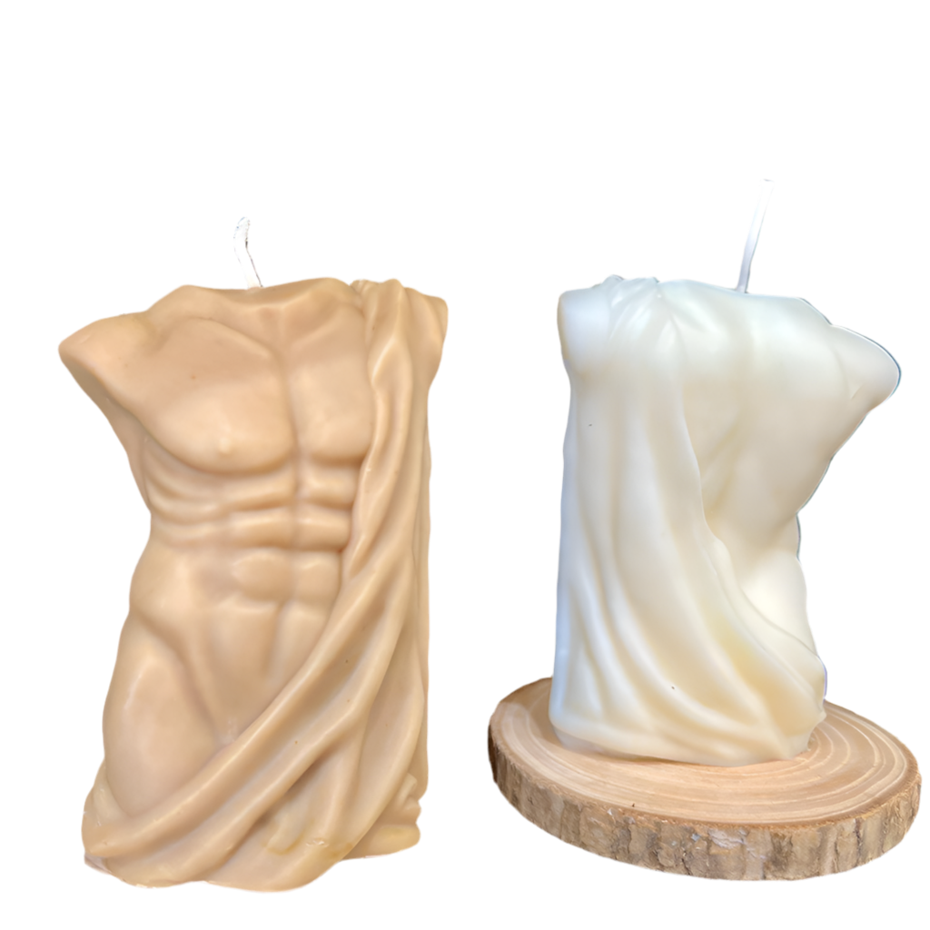 Curvy & Defined Male and Female Torso Candles|Women and Man candle|Perfect Valentine’s, Bachelor and Bachelorette Gifts |Stylish Home Decor