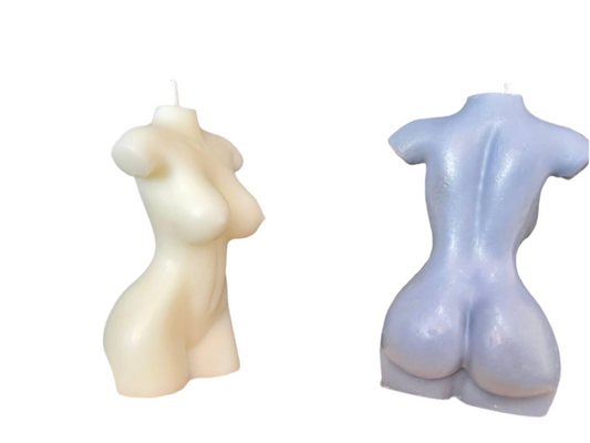 Curvy & Defined Male and Female Torso Candles|Women and Man candle|Perfect Valentine’s, Bachelor and Bachelorette Gifts |Stylish Home Decor